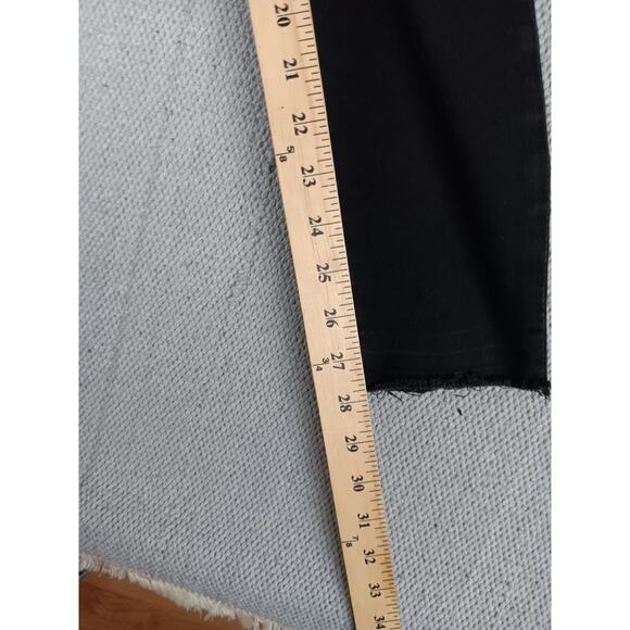 Articles of Society Skinny Jeans Womens 31 32X28 Black Out Stretch Raw Hem Ankle - Picture 14 of 15